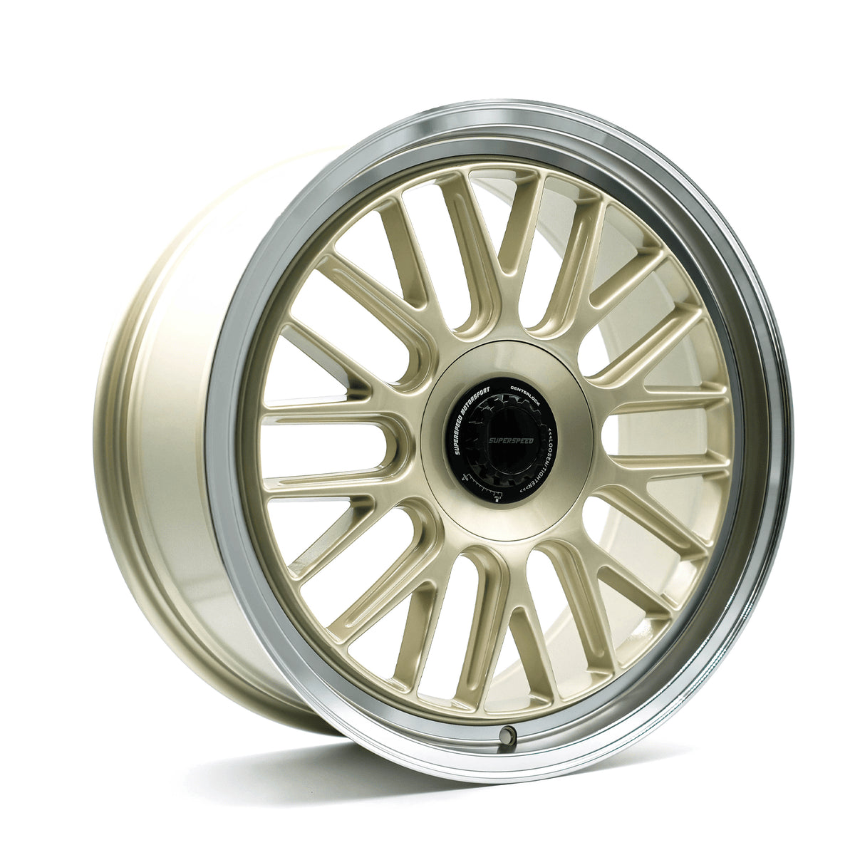 Superspeed RF01 NEO Machined Lip Gold 19x8.5 +42 5x112mm 66.6mm - Wheelwiz