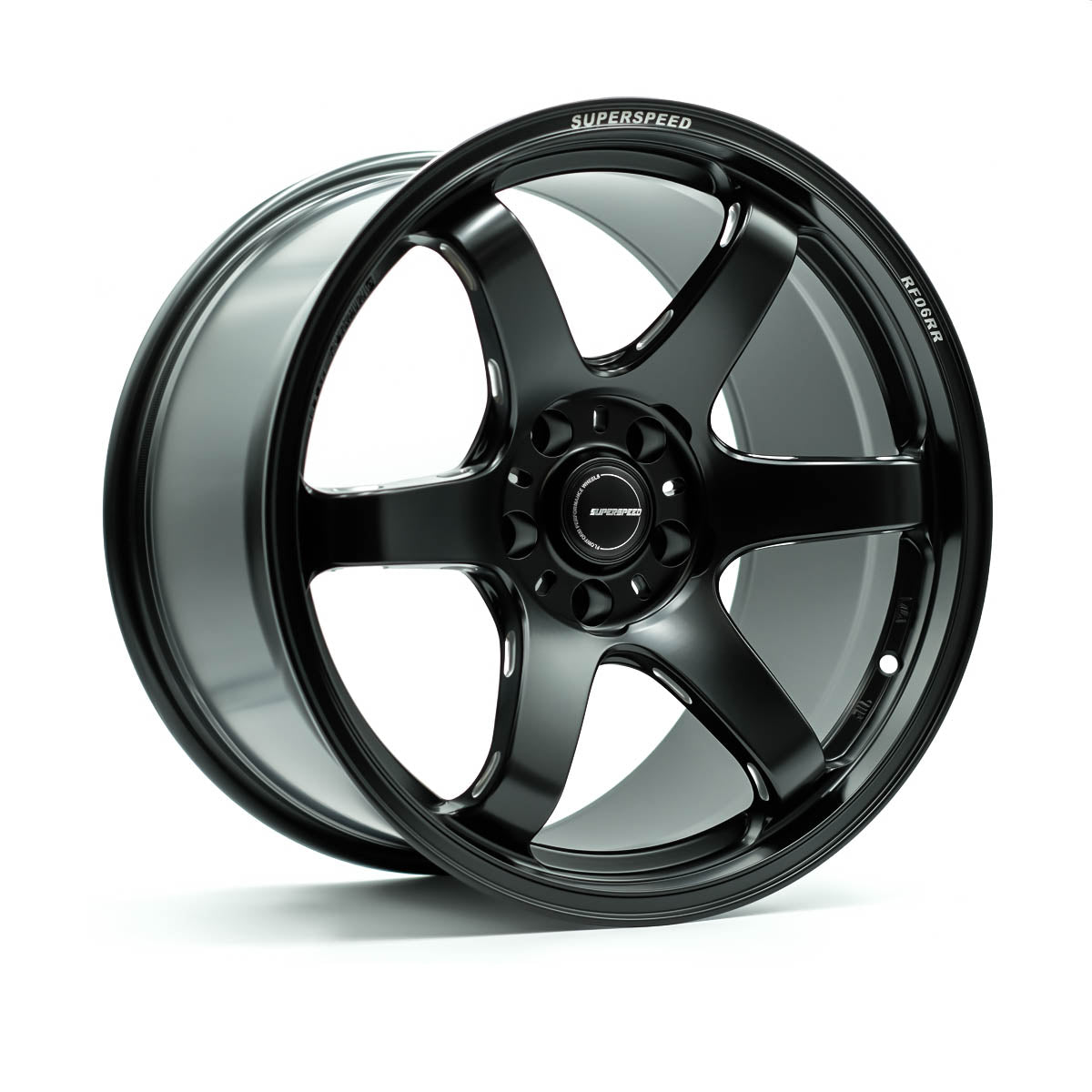 M Superspeed RF06RR Matt Black 18x10.5 +22 5x114.3mm 73.1mm– Wheelwiz