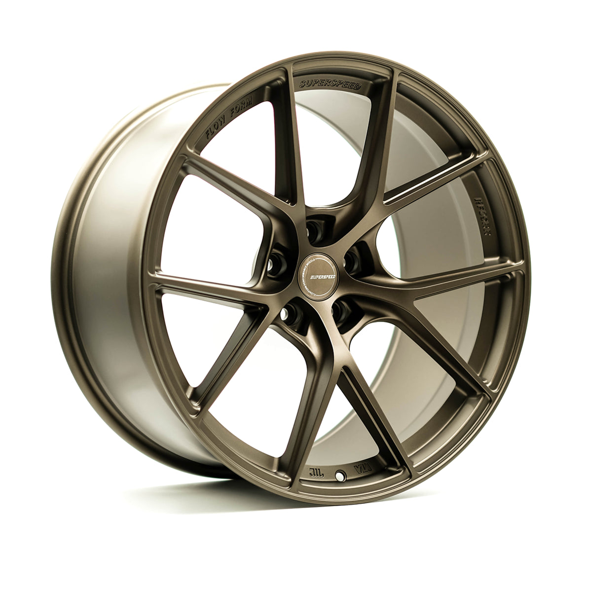 Superspeed RF05RR Satin Bronze 20x10.5 +25 5x112mm 66.6mm - Wheelwiz
