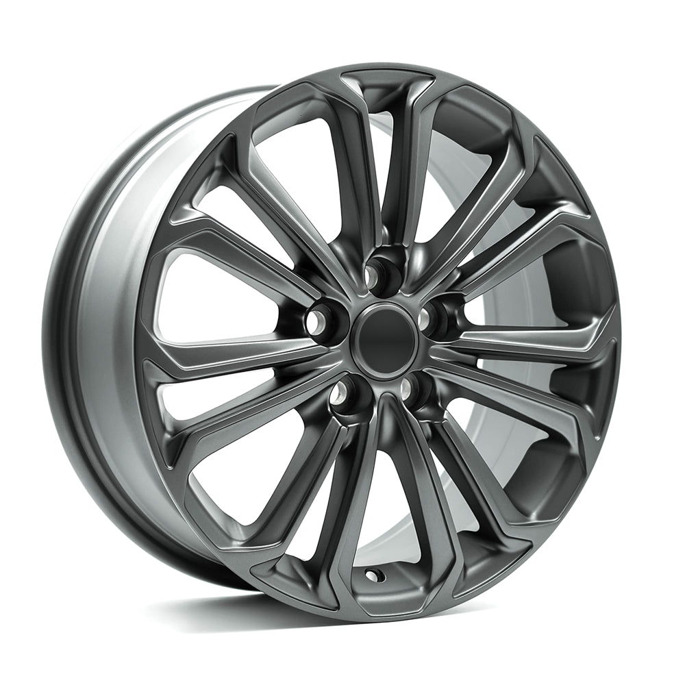 OEPlus TC01 Matt Gunmetal 16x6.5 +40 5x100mm 54.1mm - Wheelwiz