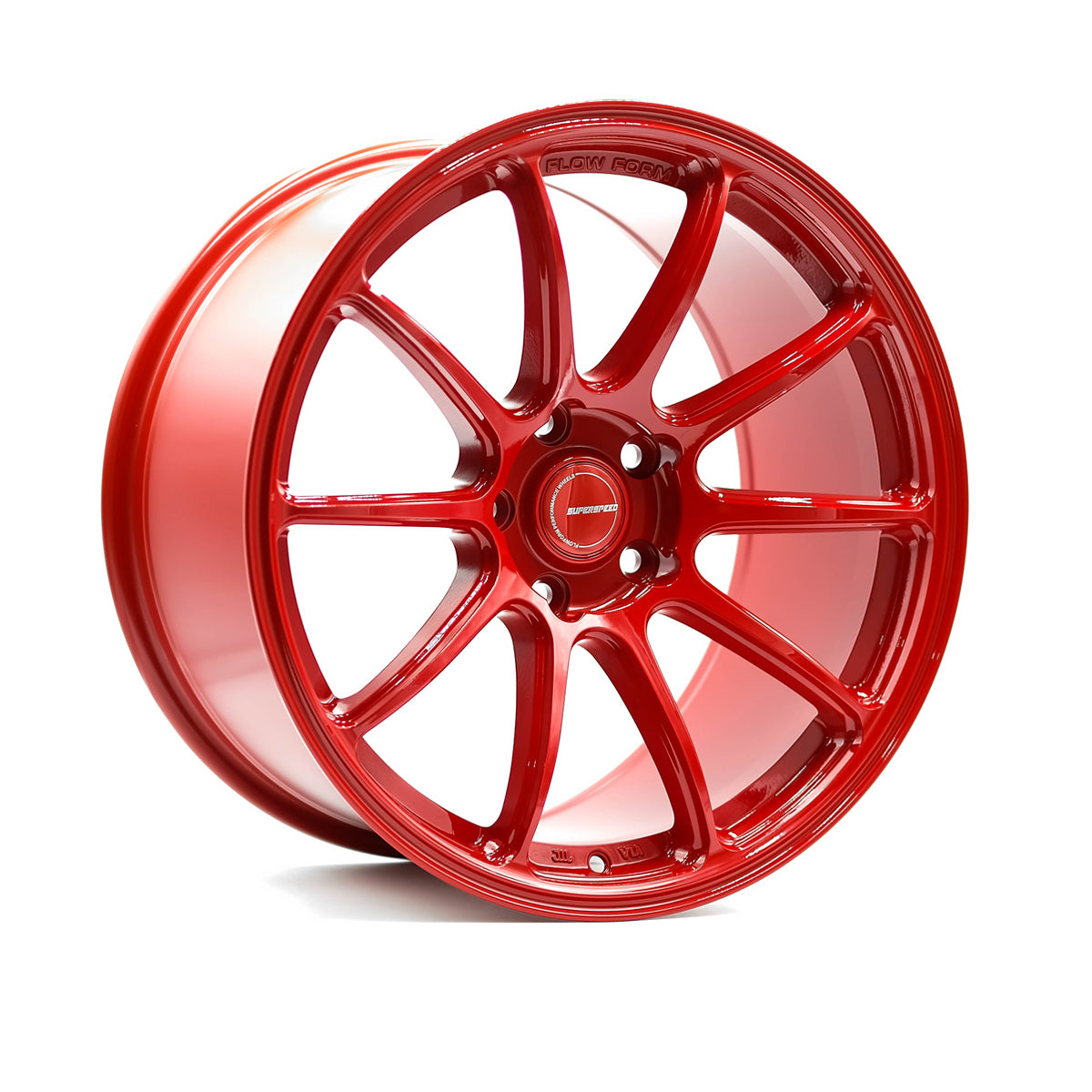 Superspeed RF03RR Hyper Red 18x9.5 +38 5x114.3mm 73.1mm - Wheelwiz