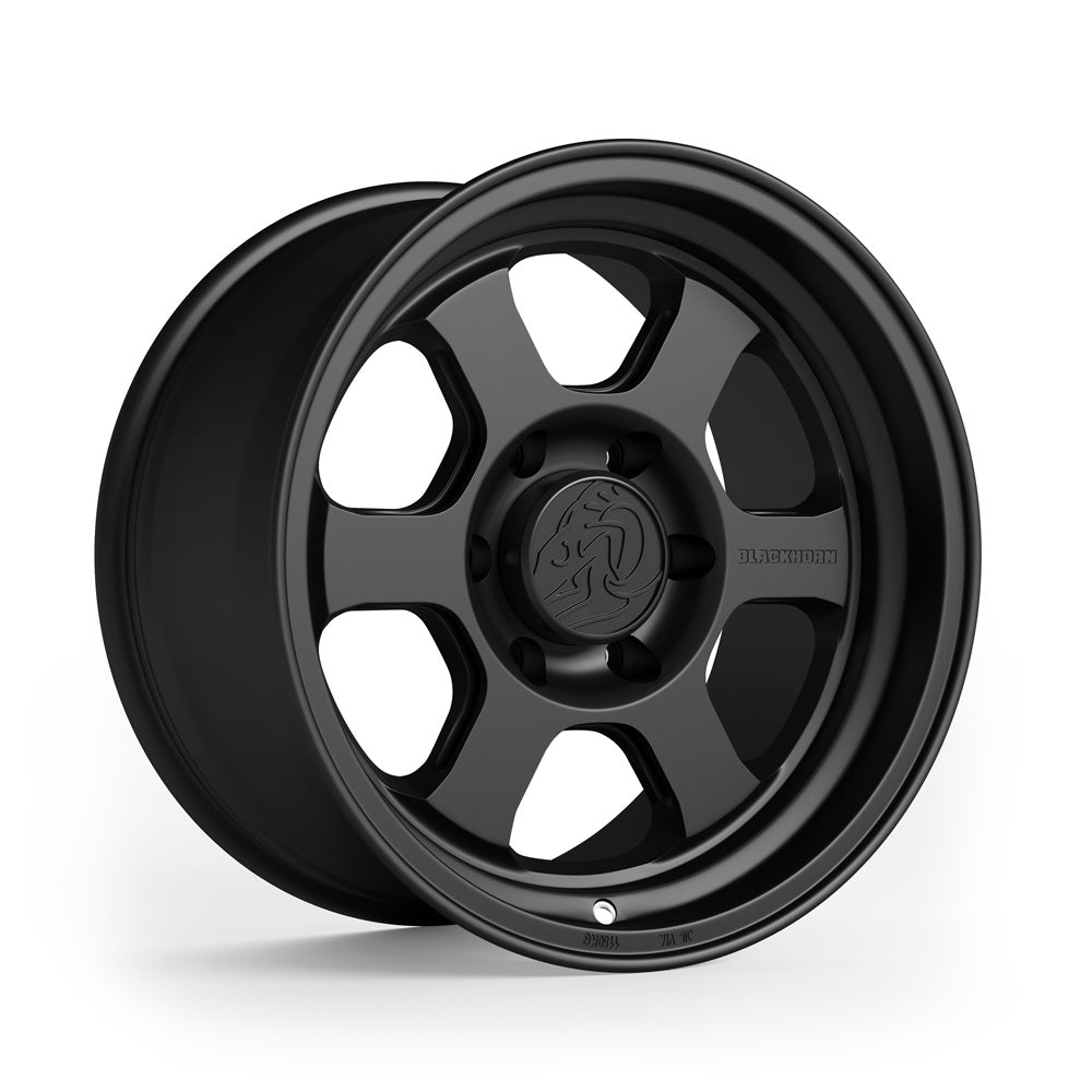 Blackhorn Offroad AR6 Obsidian 17x9 -12 6x139.7mm 106.1mm - Wheelwiz