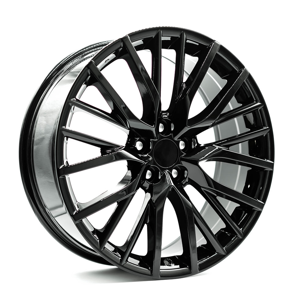 OEPlus LX02 Gloss Black 20x8 +35 5x114.3mm 60.1mm - Wheelwiz