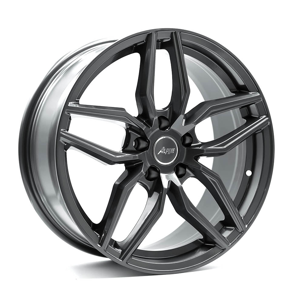 OEPlus AP3 Gloss Gunmetal 17x8 +42 5x112mm 57.1mm - Wheelwiz
