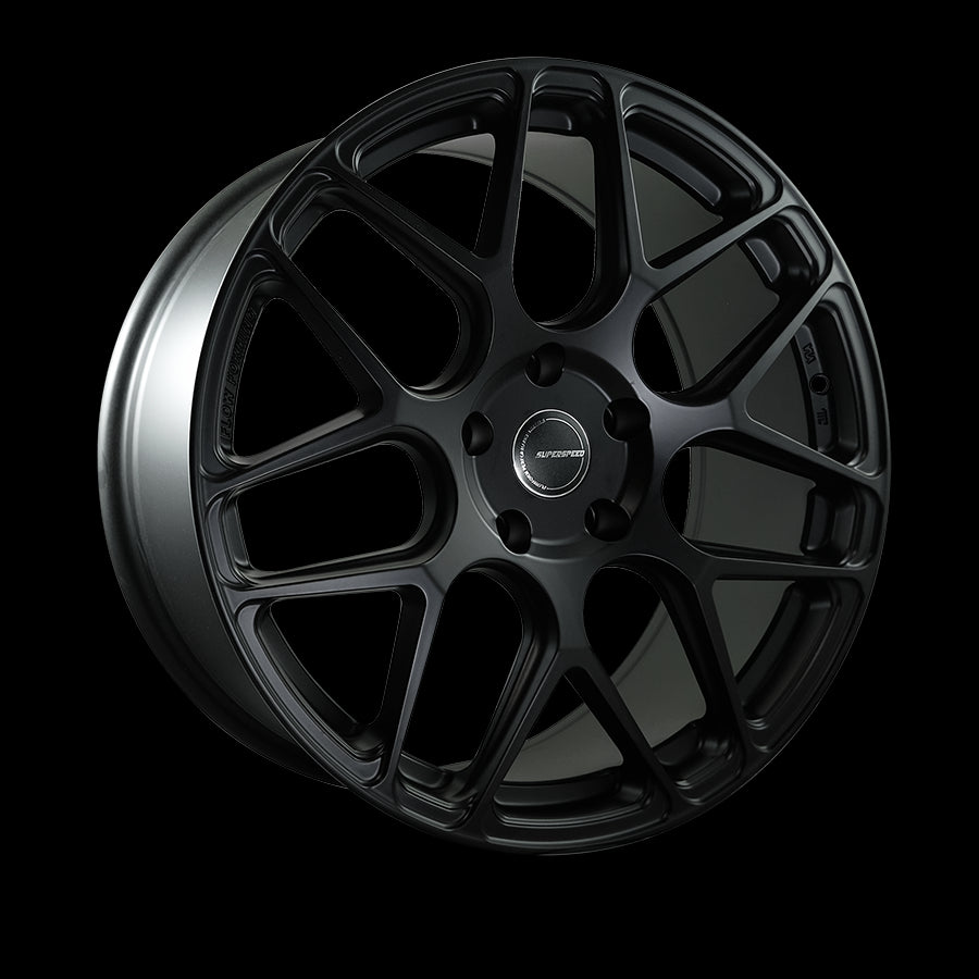 Superspeed RF01 Matt Black 19x9.5 +35 5x112mm 66.5mm - WheelWiz