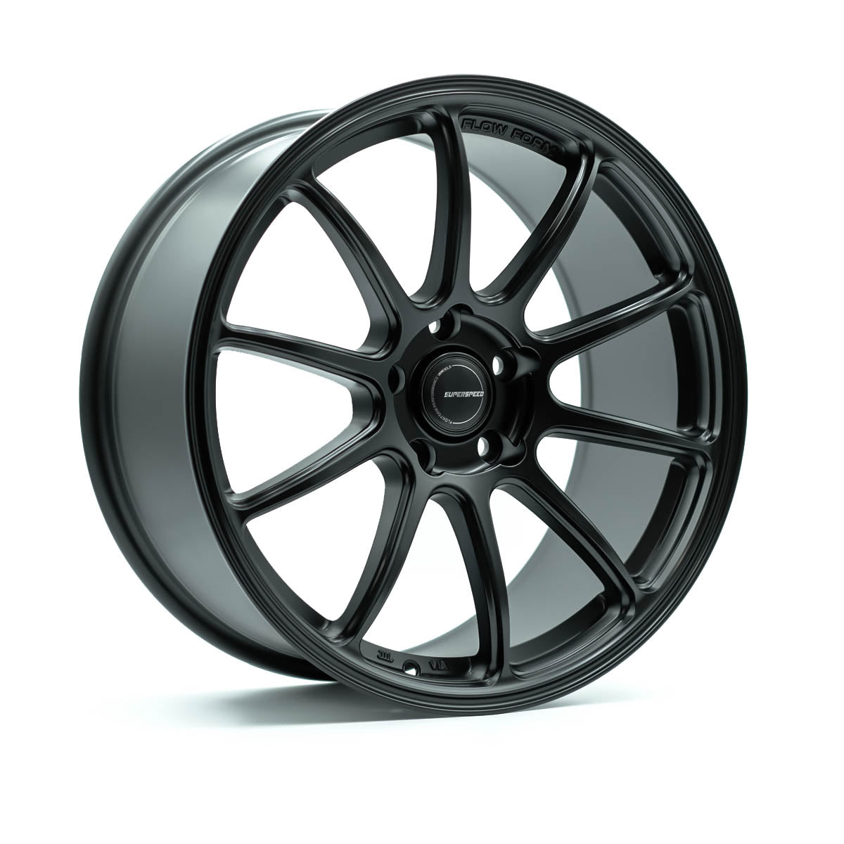 Superspeed RF03RR Matt Black 18x8.5 +45 5x112mm 57.1mm - Wheelwiz
