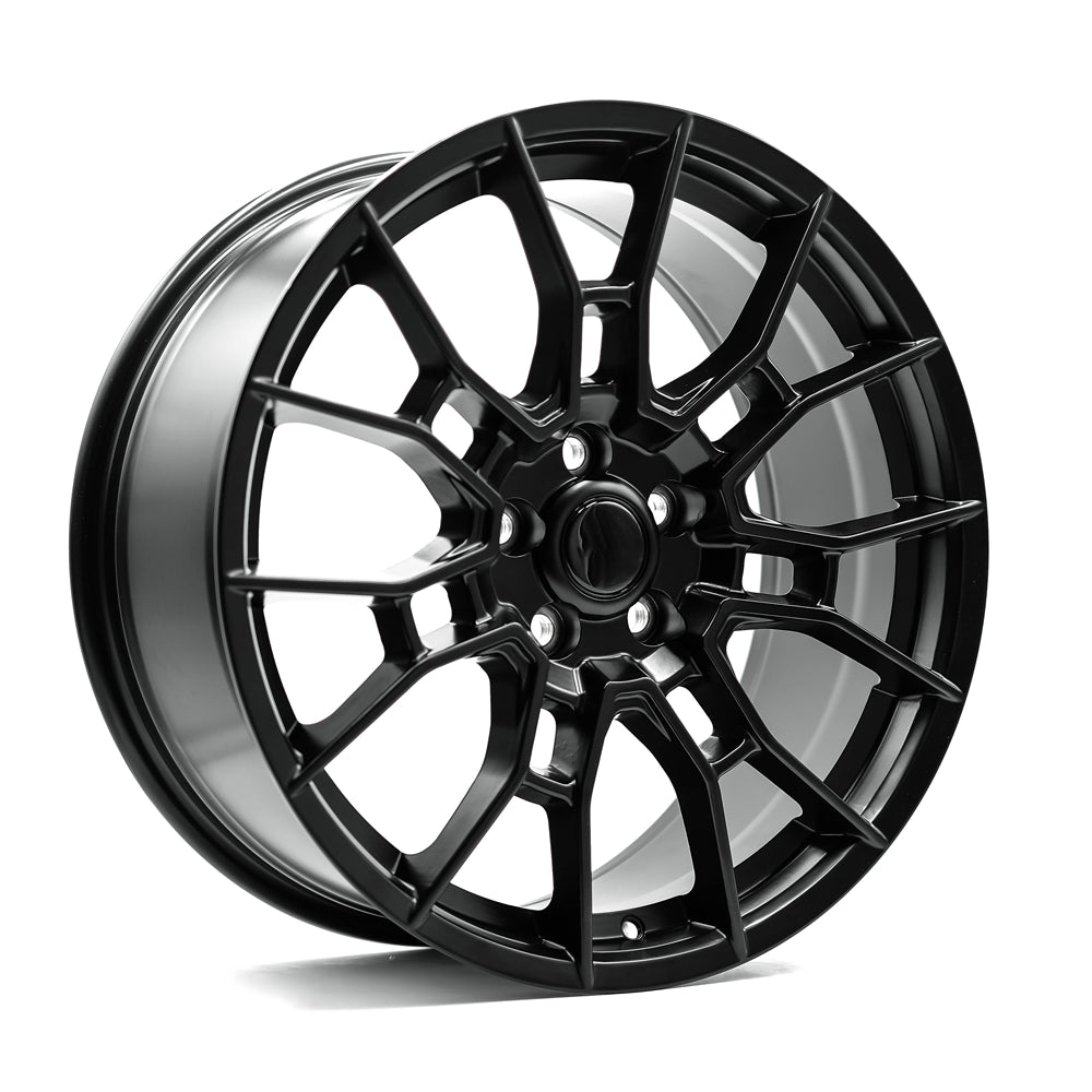 OEPlus TT08 Matt Black 20x8.5 +40 5x114.3mm 60.1mm - Wheelwiz