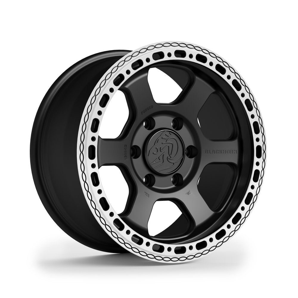 Blackhorn Offroad AR6 MBF Obsidian 17x8.5 +20 6x139.7mm 95.1mm - Wheelwiz