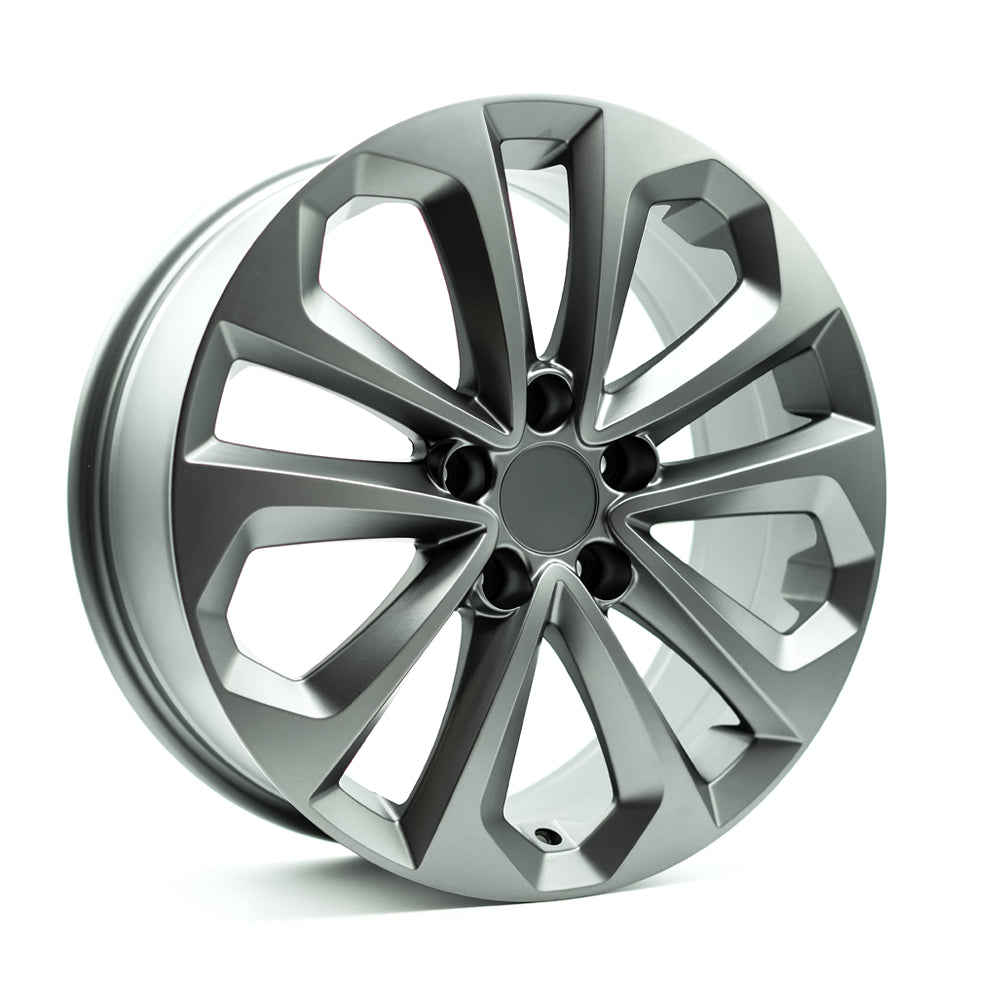 OEPlus HT02 Matt Gunmetal 18x7.5 +45 5x120mm 64.1mm - Wheelwiz