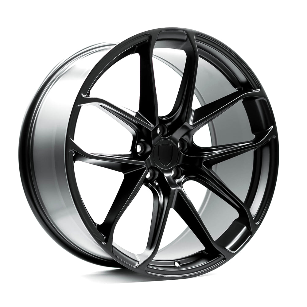 OEPlus P05 Matt Black 21x9.5 +26 5x112mm 66.6mm