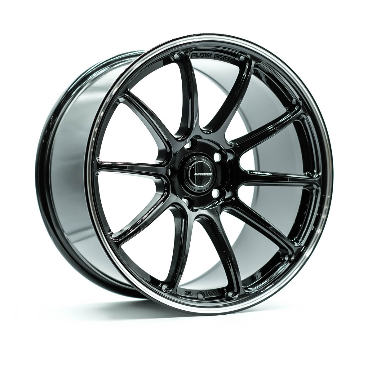 Superspeed RF03RR Machining Black 18x9.5 +38 5x114.3mm 73.1mm - Wheelwiz