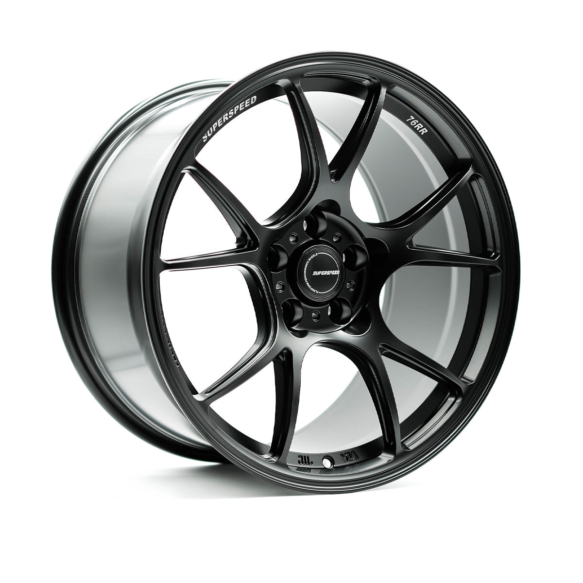 Superspeed 76RR Matt Black 18x10 +30 5x112mm 66.6mm - Wheelwiz