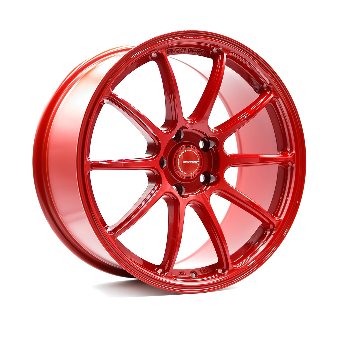 Superspeed RF03RR Hyper Red 18x8.5 +35 5x114.3mm 73.1mm - Wheelwiz