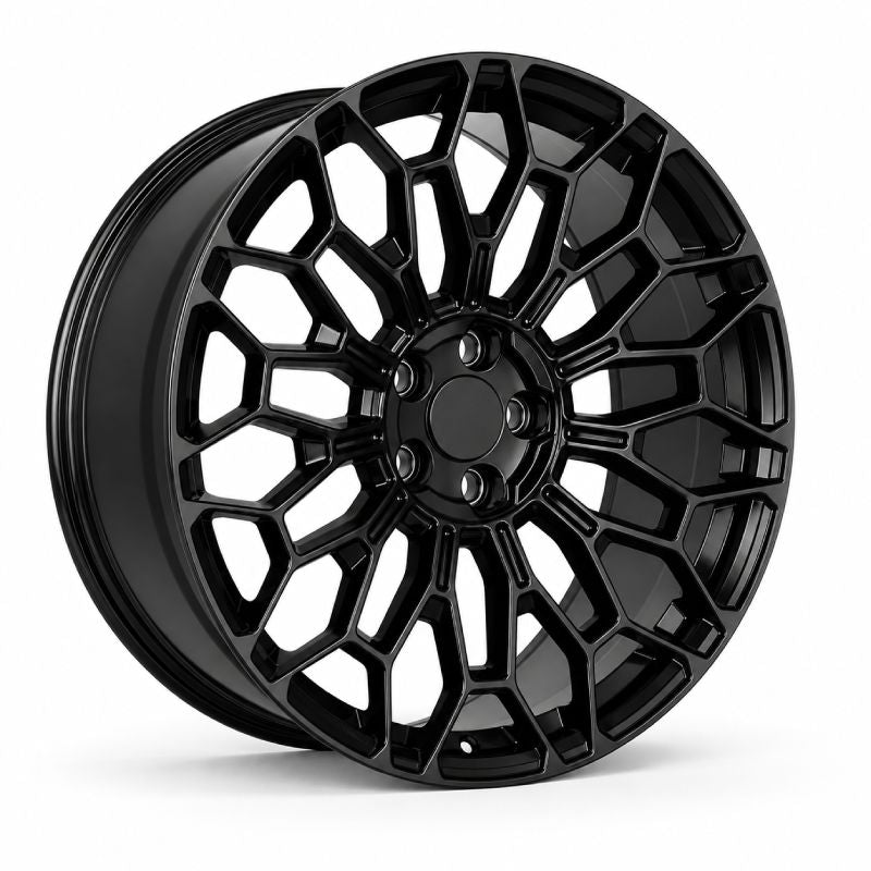 OEPlus LR04 Gloss Black 22x9.5 +45 5x120mm 72.6mm
