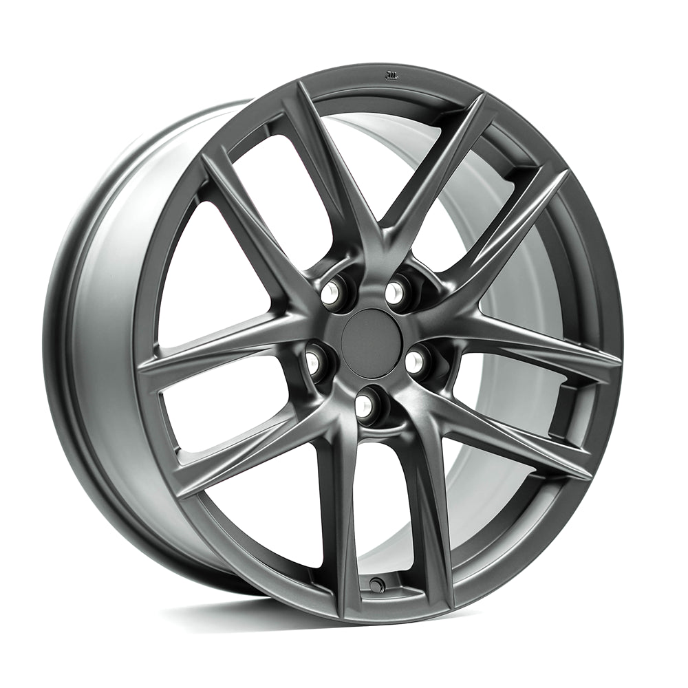 OEPlus LX04 Matt Gunmetal 18x8 +35 5x114.3mm 60.1mm - Wheelwiz