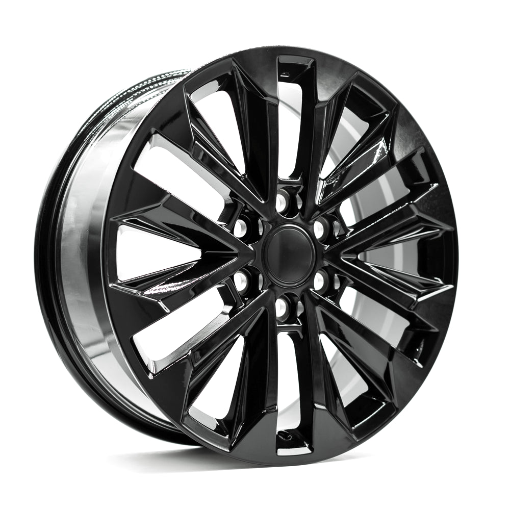 OEPlus LX07 Gloss Black 20x8 +55 6x139.7mm 95.1mm - Wheelwiz