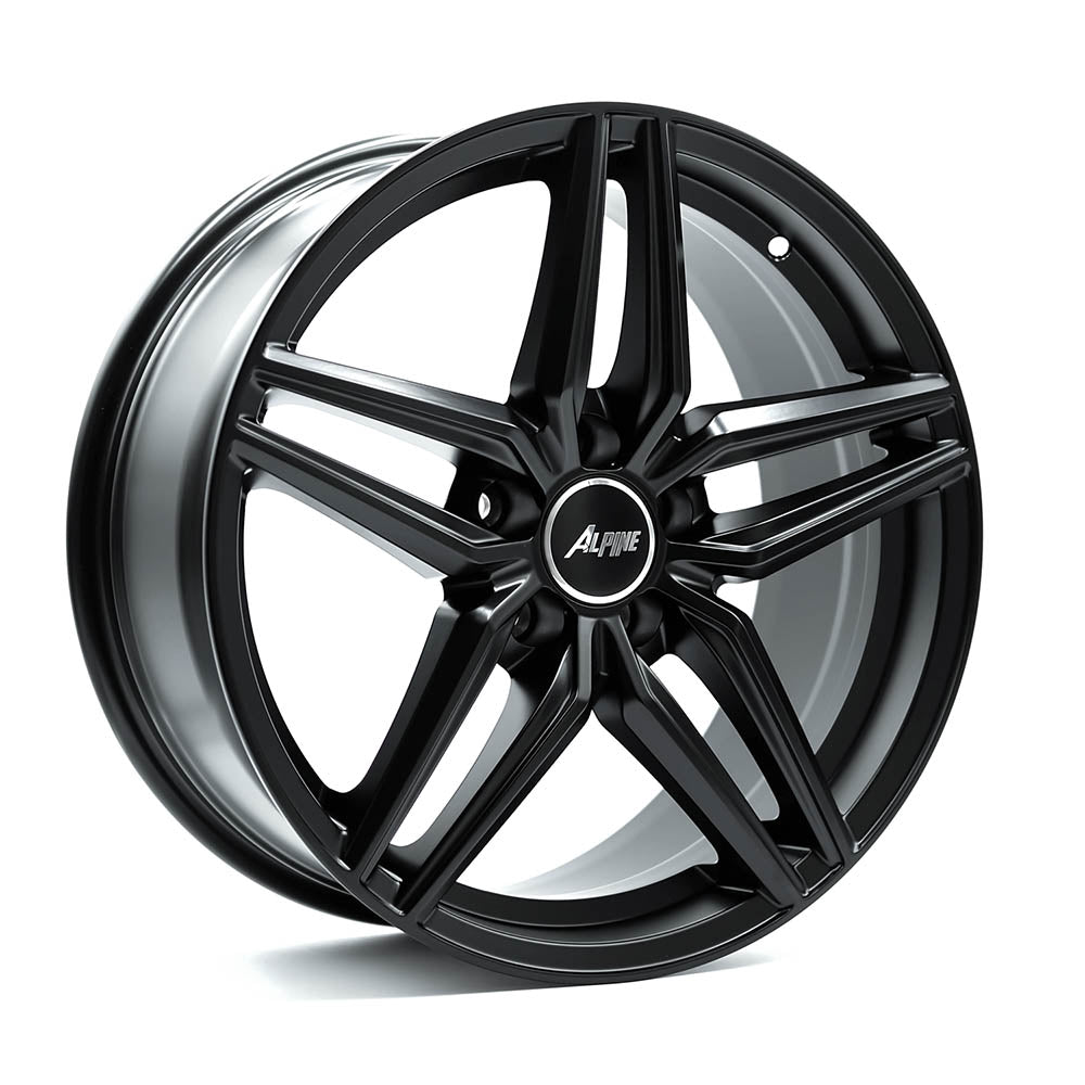 OEPlus AP2 Matt Black 17x8 +35 5x112mm 66.5mm - Wheelwiz