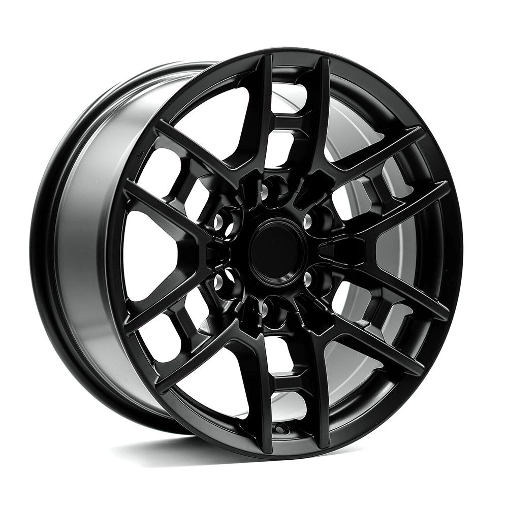 OEPlus TT05 Matt Black 17x8 +15 6x139.7mm 106.1mm - Wheelwiz