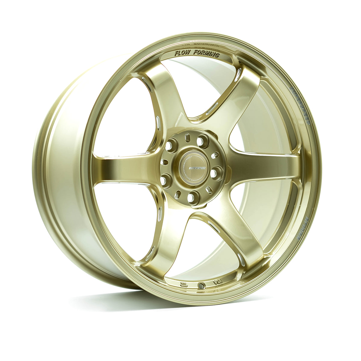 Gold Rf06rr Superspeed RF06RR Gold 18x9.5 +38 5x114.3mm 73.1mm– Wheelwiz