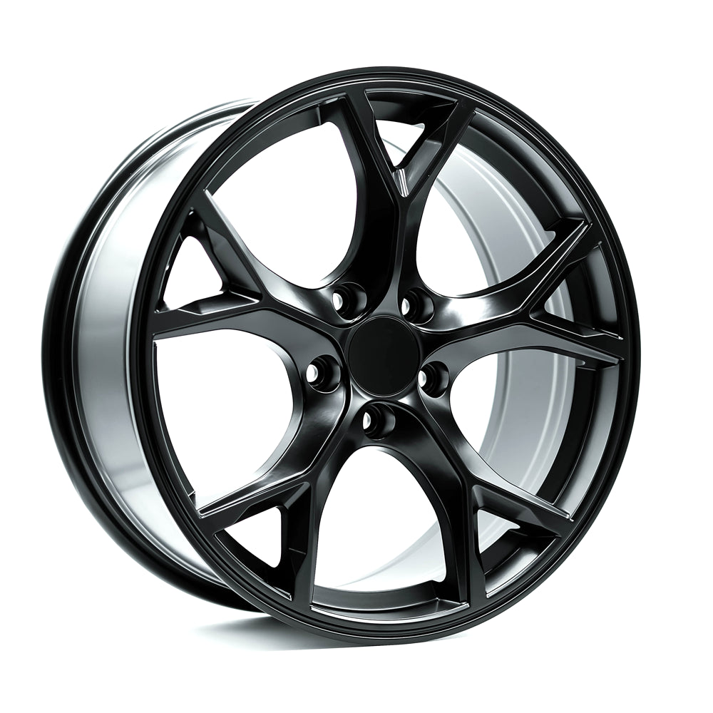 OEPlus HT01 Matt Black 17x7.5 +42 5x114.3mm 64.1mm - Wheelwiz
