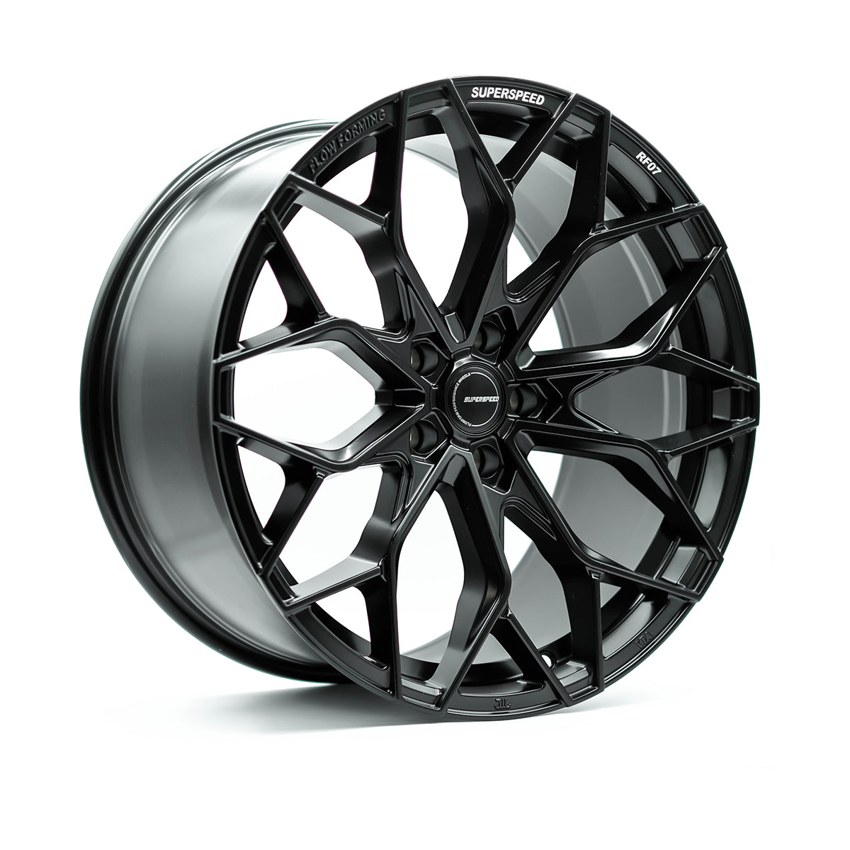 Superspeed RF07 Matt Black 20x10.5 +27 5x112mm 66.6mm - Wheelwiz