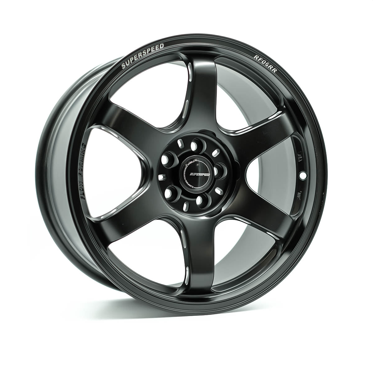 Superspeed RF06RR Matt Black 17x8 +42 5x112mm 57.1mm - Wheelwiz