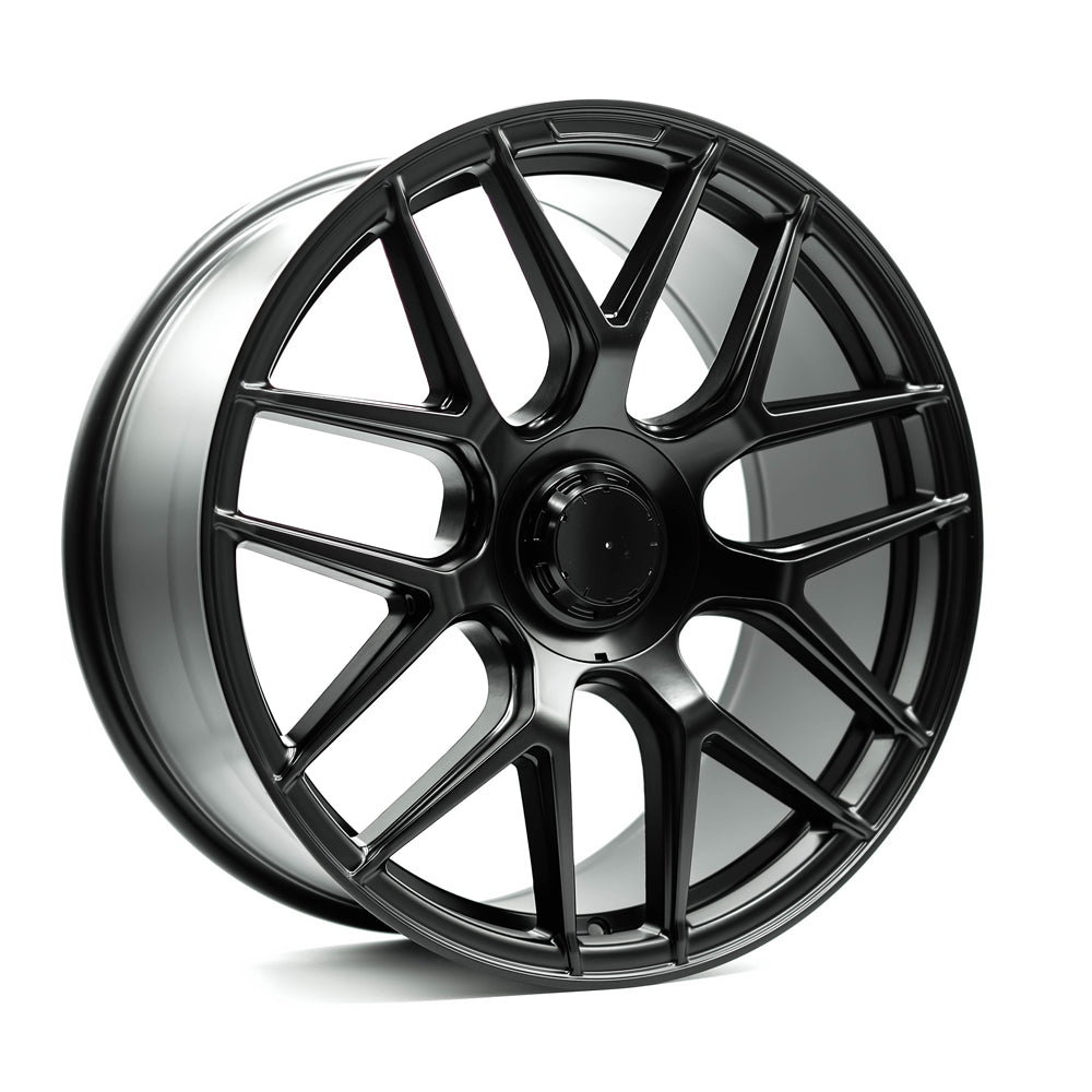 OEPlus MBS Matt Black 20x9.5 +45 5x112mm 66.6mm - Wheelwiz