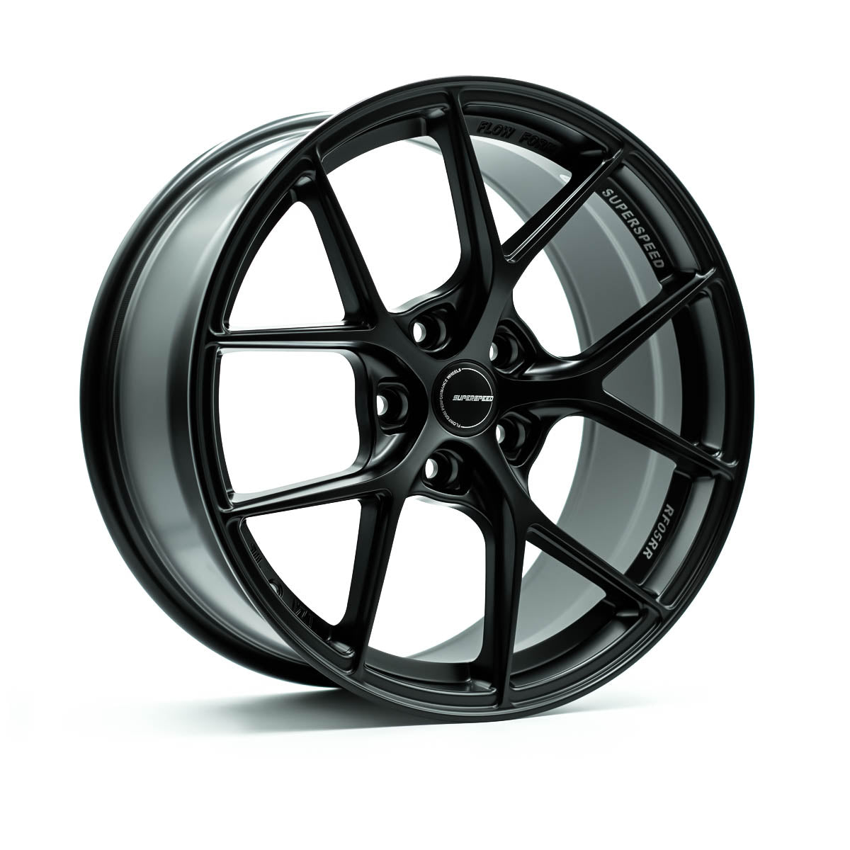 Superspeed RF05RR Matt Black 18x8.5 +35 5x112mm 66.6mm - Wheelwiz