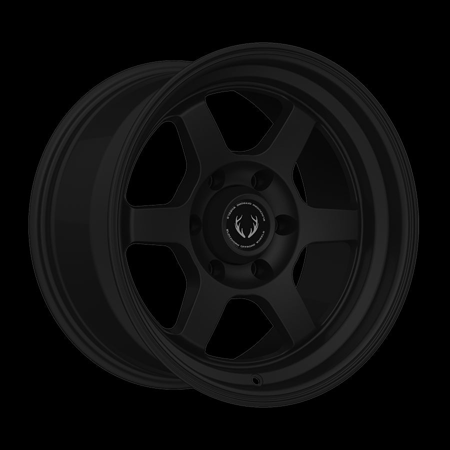 Blackhorn Offroad BH01 Matt Black 17x9 +12 6x139.7mm 106.1mm - Wheelwiz