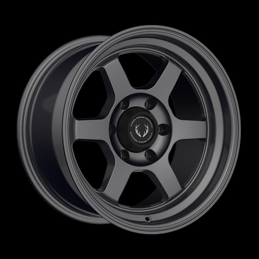 Blackhorn Offroad BH01 Matt Gunmetal 17x9 +12 6x139.7mm 106.1mm - Wheelwiz