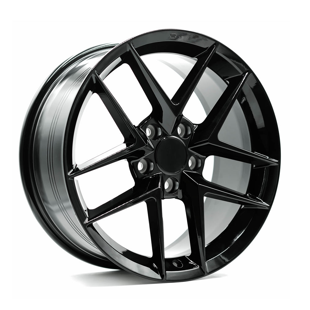 OEPlus HT04 Gloss Black 18x8 +42 5x114.3mm 64.1mm - Wheelwiz