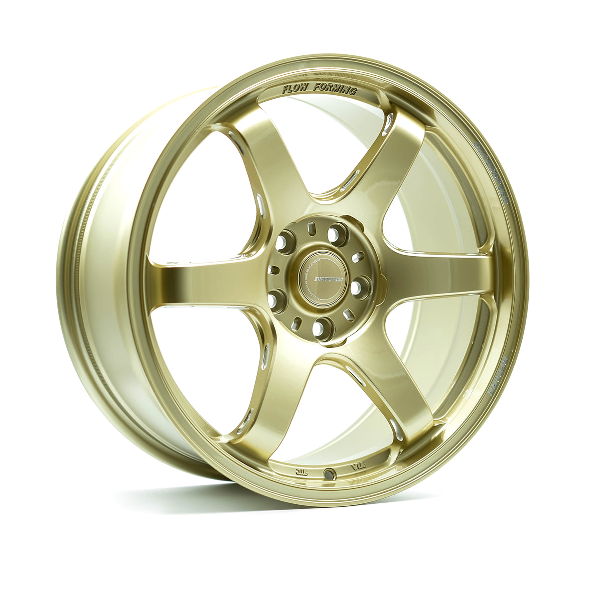 Superspeed RF06RR Gold 18x8.5 +40 5x114.3mm 73.1mm - Wheelwiz