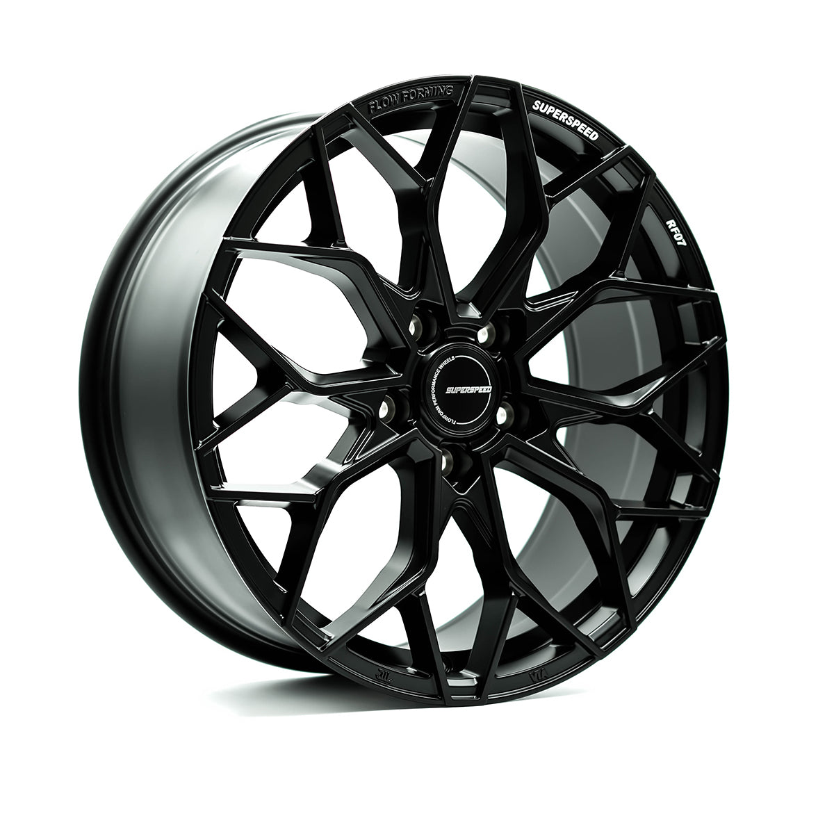 Superspeed RF07 Matt Black 20x9 +48 5x130mm 71.5mm - Wheelwiz