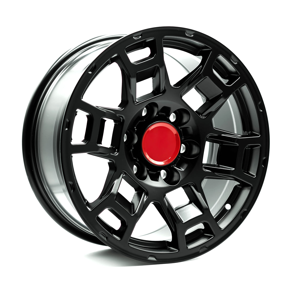 OEPlus TT01S Matt Black 17x8 +15 6x139.7mm 106.1mm - Wheelwiz