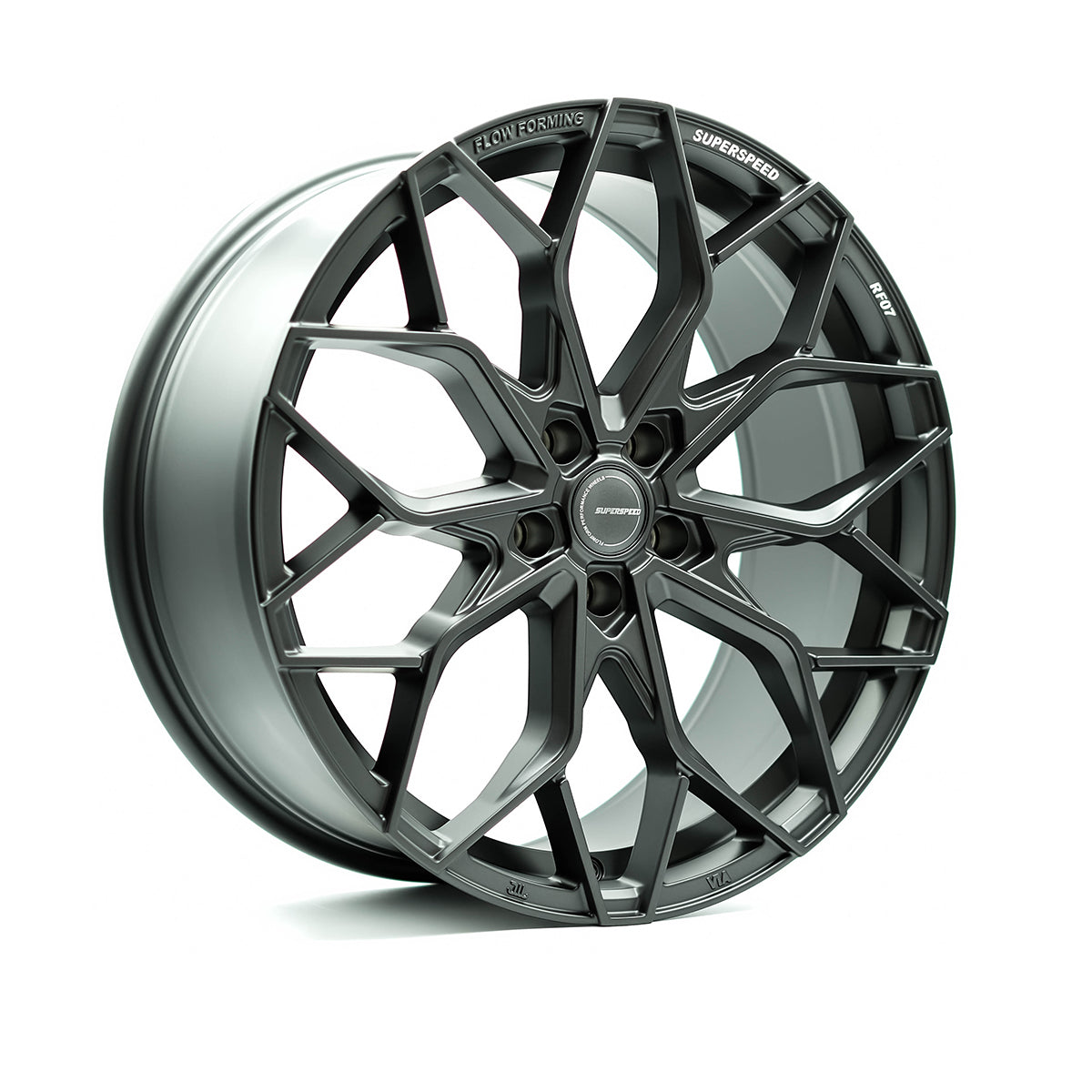 Superspeed RF07 Matt Gunmetal 20x9 +25 5x112mm 66.6mm - Wheelwiz