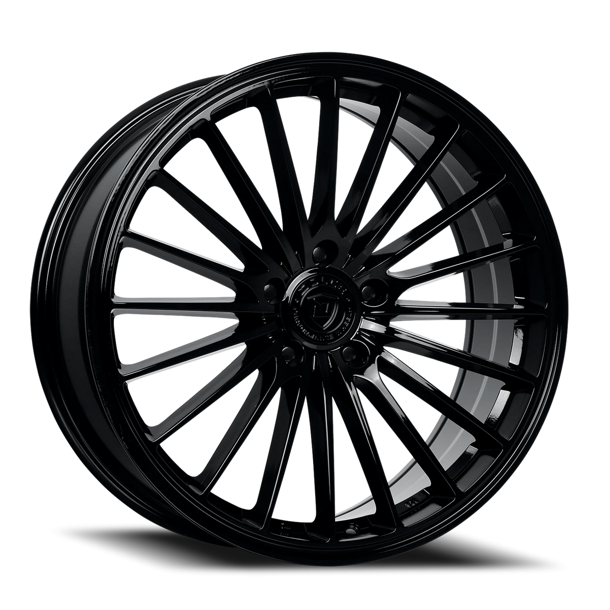 Dolce Performance Ghost Gloss Black 20x8.5 +28 5x120mm 72.56mm
