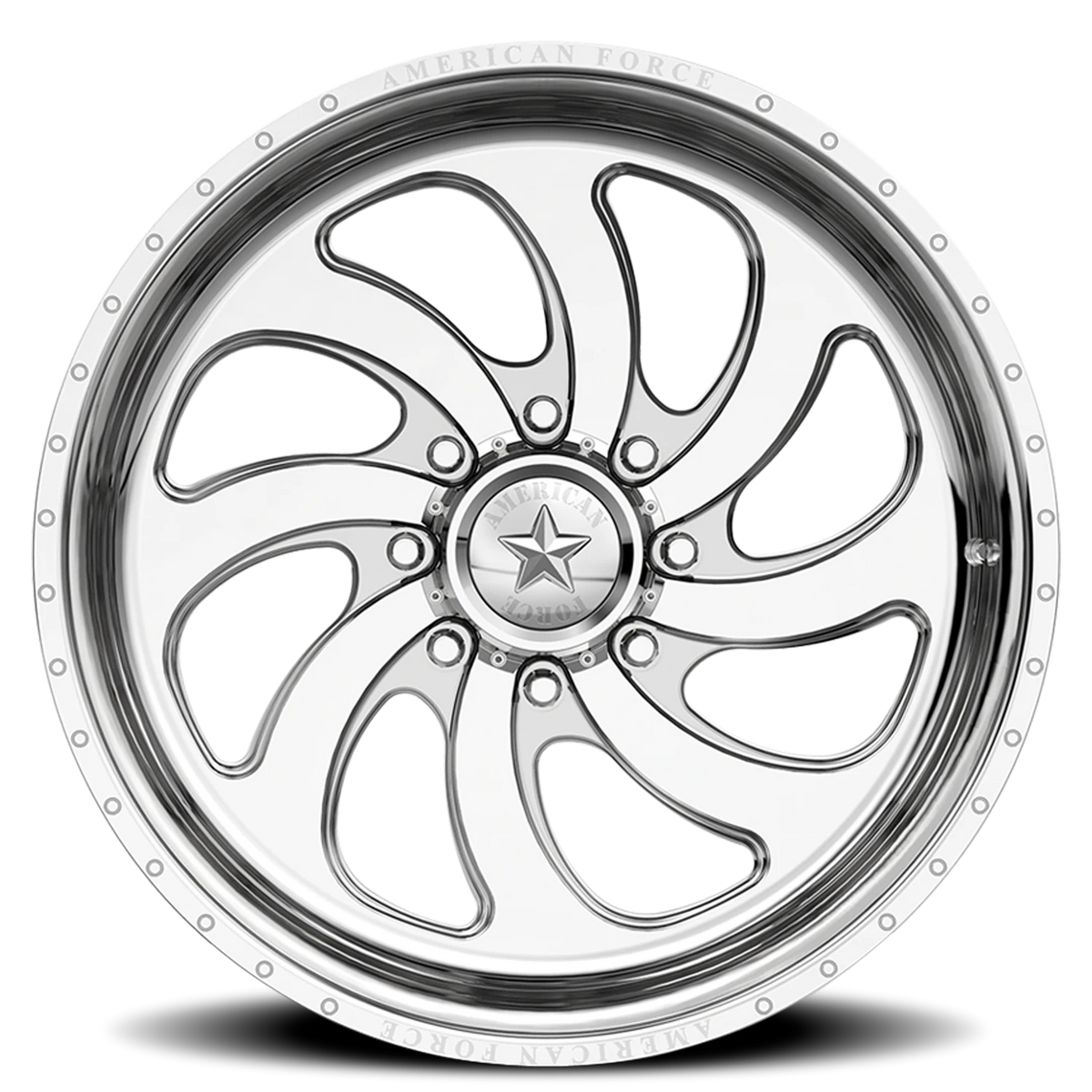 American Force G37 Grip SS Polished 20x12 -40 8x180mm 124mm - Wheelwiz