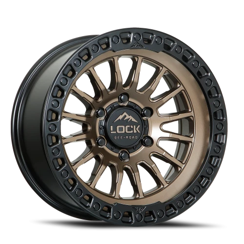 Lock Offroad Grit Matte Bronze W/ Ma 17x9 -12 6x139.7mm 106.2mm