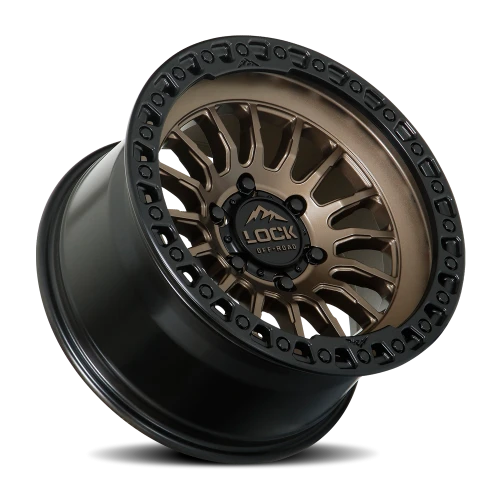 Lock Offroad Grit Matte Bronze W/ Ma 17x9 -12 6x135mm 87.1mm