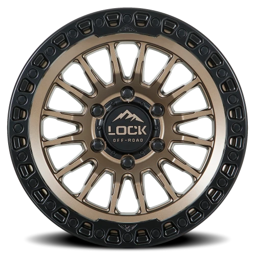 Lock Offroad Grit Matte Bronze W/ Ma 17x9 +1 6x135mm 87.1mm