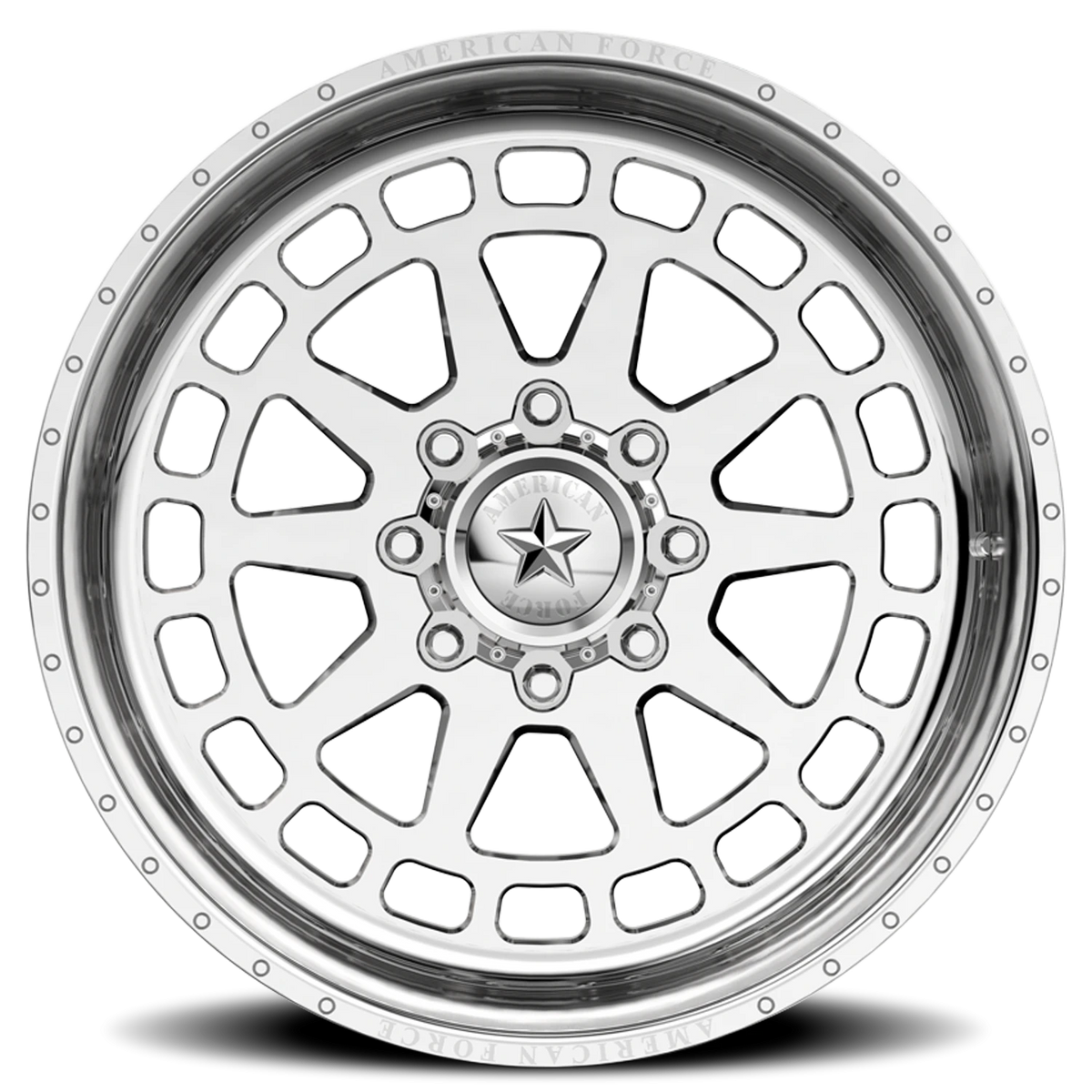 American Force H34 Guardian SS Polished 22x12 -40 6x139.7mm 78.1mm - Wheelwiz