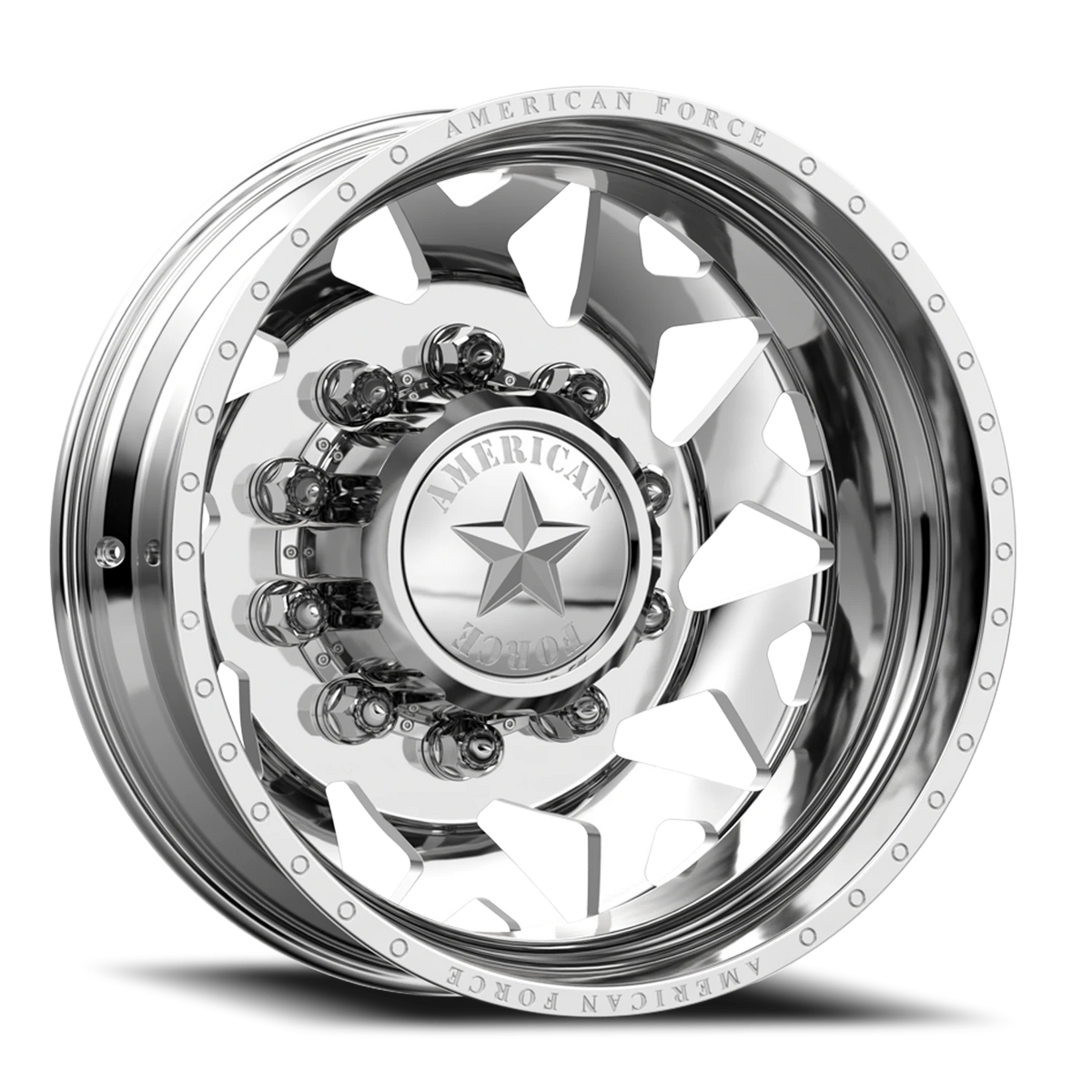 American Force H01 Contra DRW Polished 22.5x8.25 -145 8x210mm 154mm - Wheelwiz