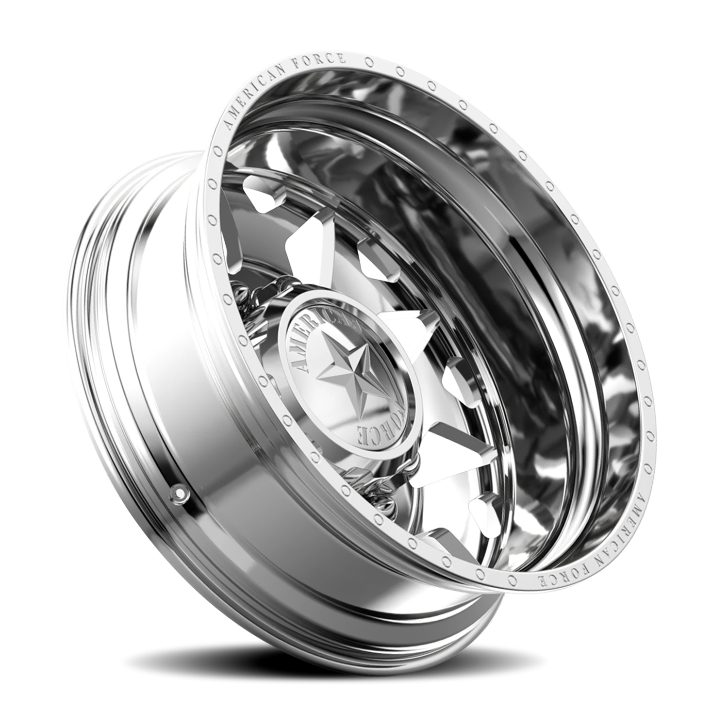 American Force H01 Contra DRW Polished 28x8.25 -130 8x210mm 154mm - Wheelwiz
