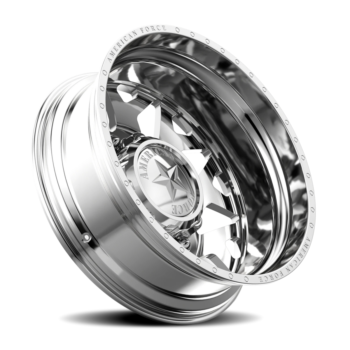 American Force H01 Contra DRW Polished 22.5x8.25 -145 8x210mm 154mm - Wheelwiz