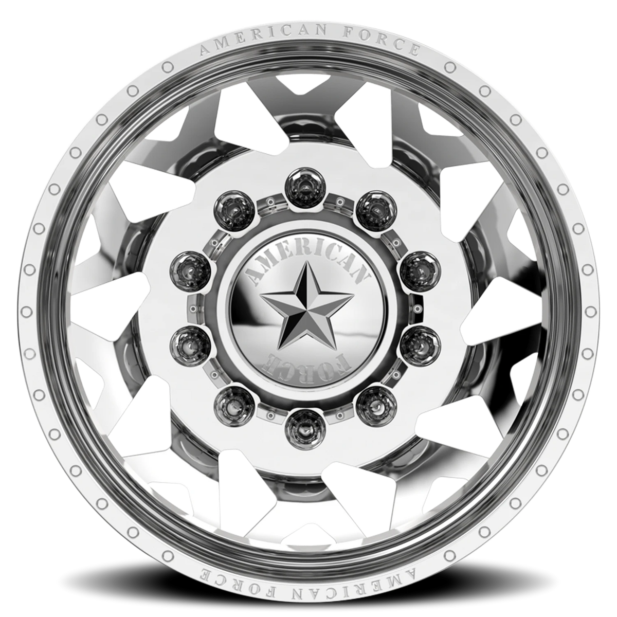 American Force H01 Contra DRW Polished 22.5x8.25 -145 8x210mm 154mm - Wheelwiz