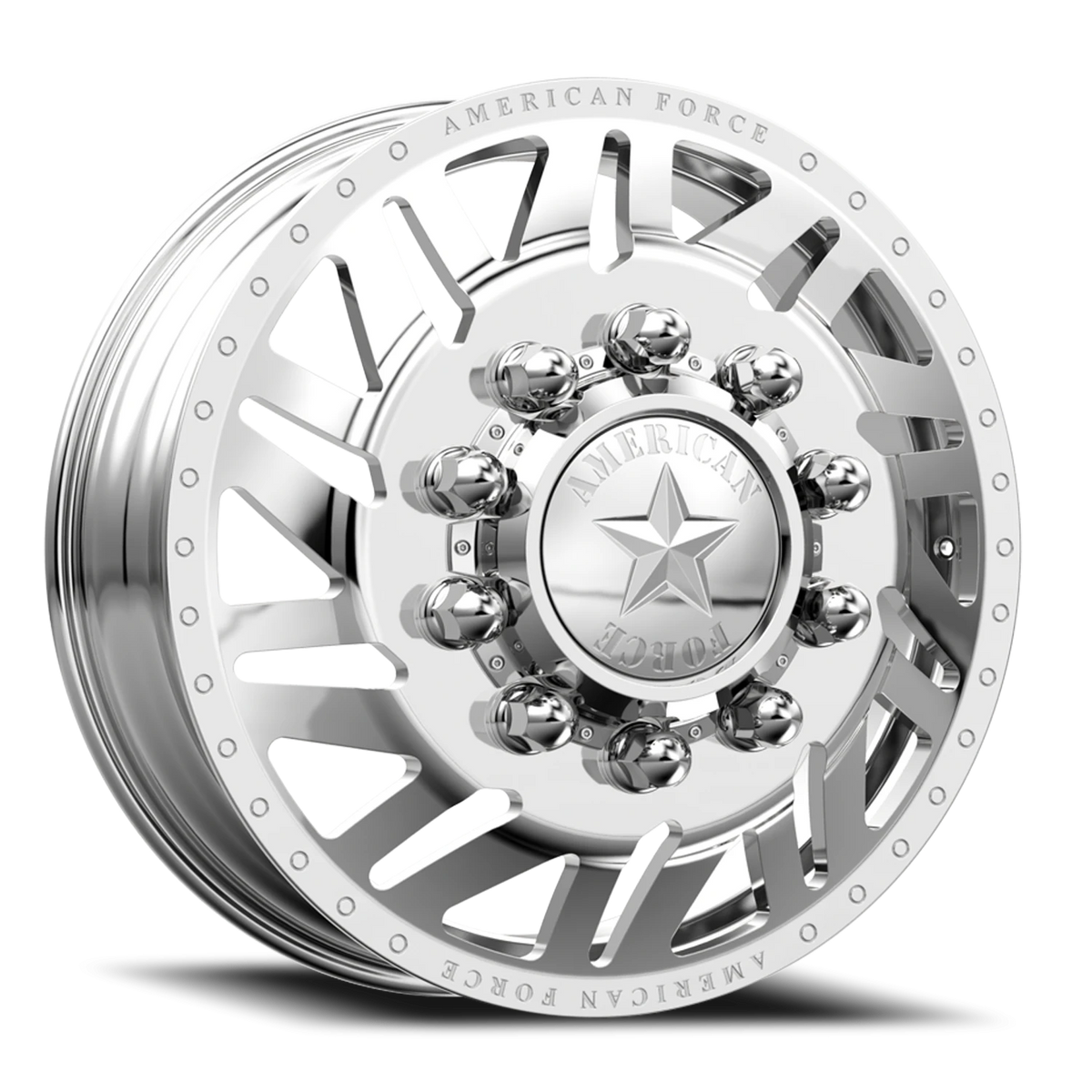 American Force H02 Siege DRW Polished 28x8.25 +169 8x170mm 125mm - Wheelwiz