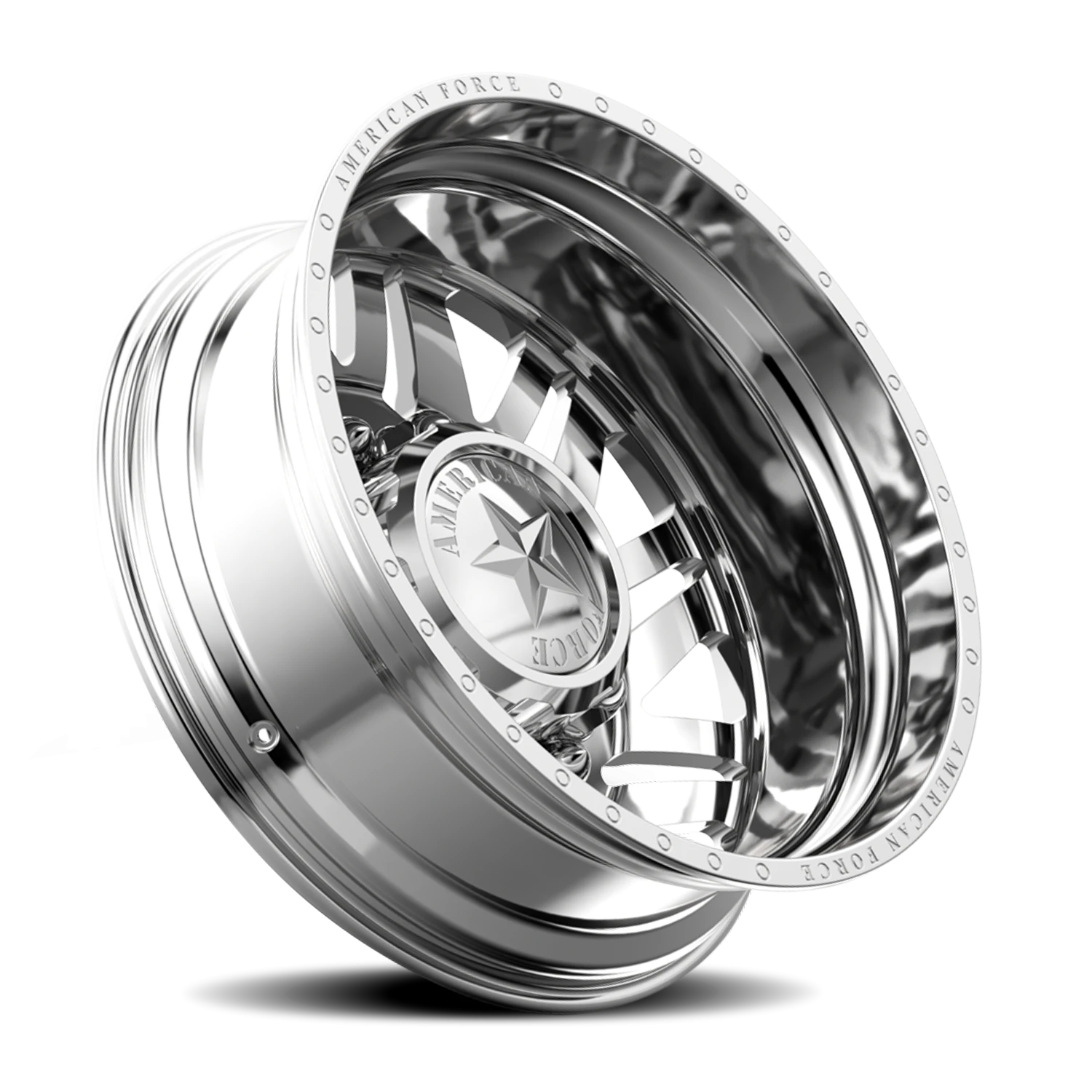 American Force H02 Siege DRW Polished 28x8.25 -130 8x200mm 142mm - Wheelwiz