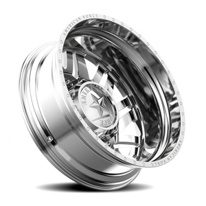 American Force H02 Siege DRW Polished 22.5x8.25 -145 8x200mm 142mm - Wheelwiz