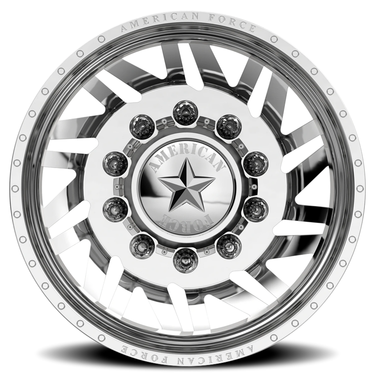 American Force H02 Siege DRW Polished 28x8.25 -130 8x225mm 170mm - Wheelwiz