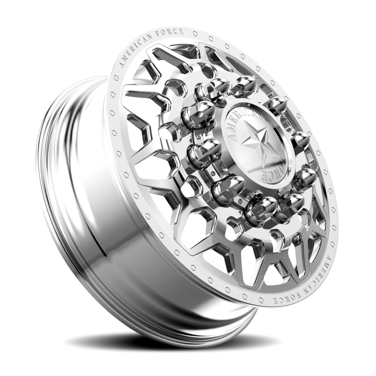 American Force H03 Orion DRW Polished 22.5x8.25 +169 8x165.1mm 122mm - Wheelwiz